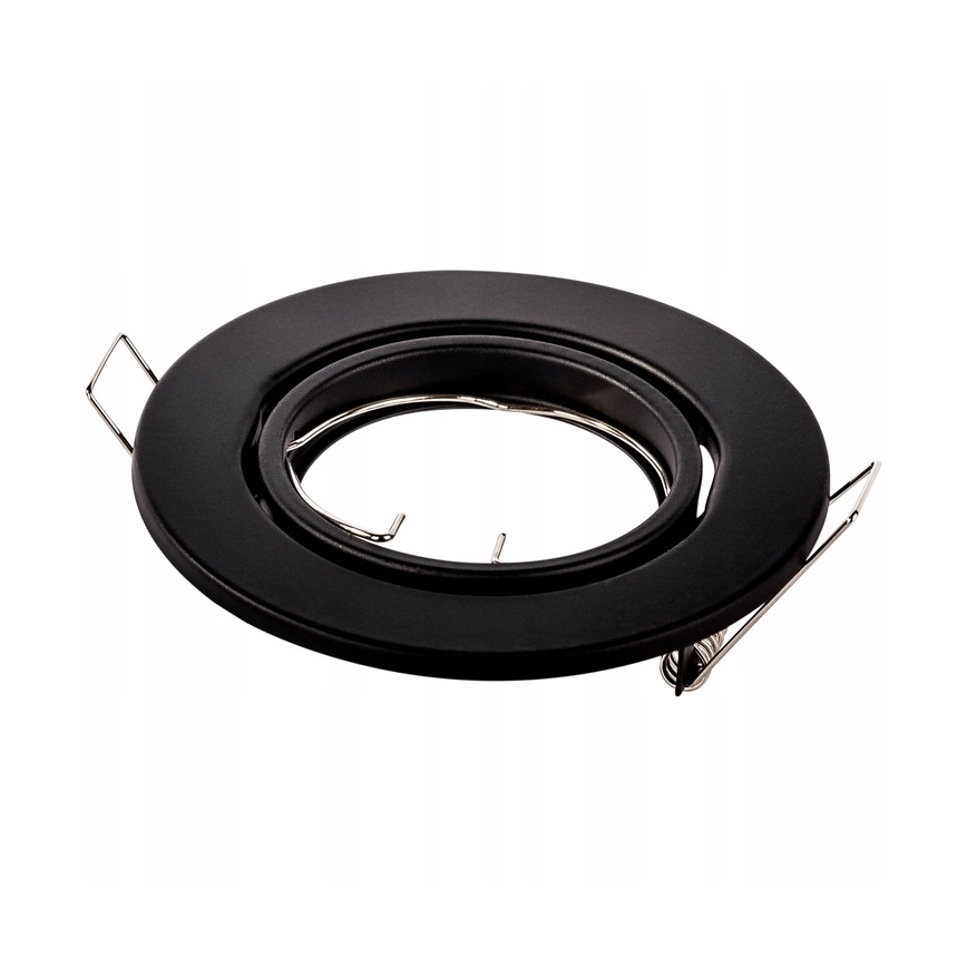 Oprawa wpuszczana 1xGU10/MR16/10W/230V śr. 9 cm czarna