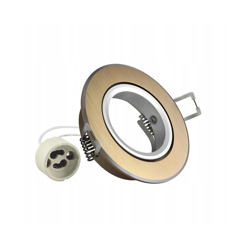 Oprawa wpuszczana EAST OPAL 1xGU10/8W/230V śr. 8,5 cm złota