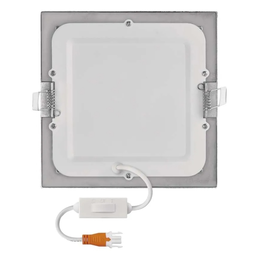 Oprawa wpuszczana LED NEXXO LED/12,5W/230V 3000/3500/4000K srebrna 17x17 cm