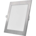 Oprawa wpuszczana LED NEXXO LED/18W/230V 3000/3500/4000K srebrna 22,5x22,5 cm
