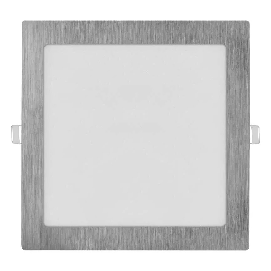 Oprawa wpuszczana LED NEXXO LED/18W/230V 3000/3500/4000K srebrna 22,5x22,5 cm
