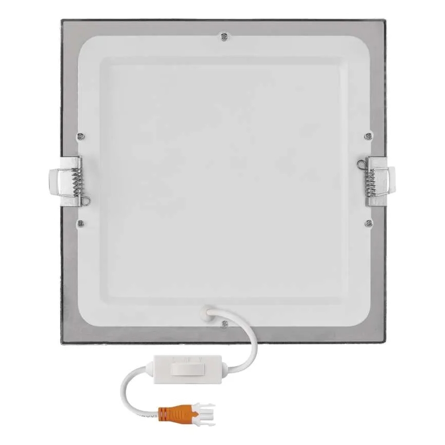 Oprawa wpuszczana LED NEXXO LED/18W/230V 3000/3500/4000K srebrna 22,5x22,5 cm