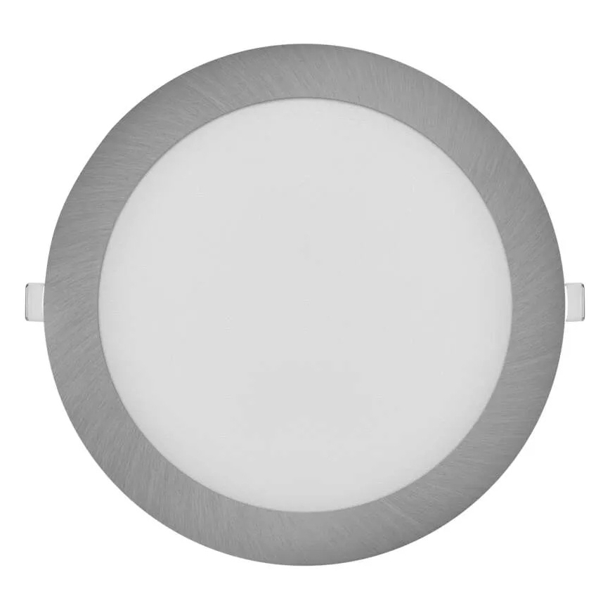 Oprawa wpuszczana LED NEXXO LED/18W/230V 3000/3500/4000K srebrna śr. 22,5 cm