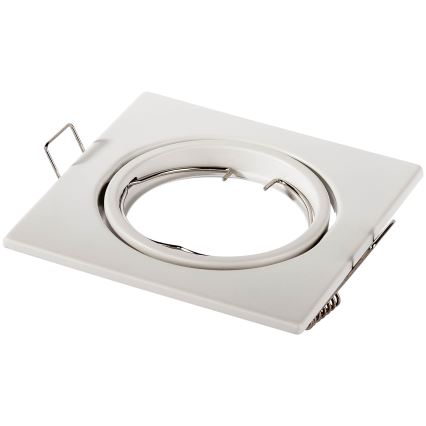 Oprawa wpuszczana sufitowa 1xGU10/MR16/10W/230V 9x9 cm biała