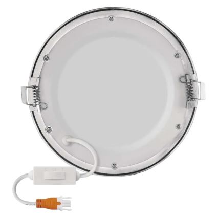 Oprawa wpuszczana sufitowa LED NEXXO LED/12,5W/230V 3000/3500/4000K srebrna śr. 17 cm