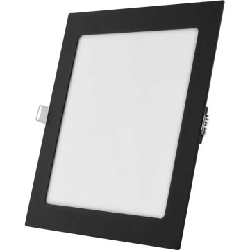 Oprawa wpuszczana sufitowa LED NEXXO LED/18W/230V 3000/3500/4000K czarna 22,5 x 22,5 cm