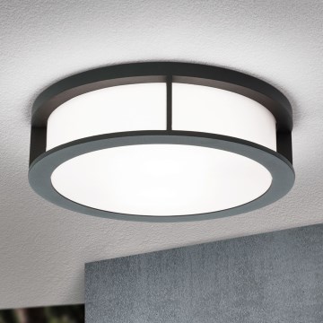 Oprawa zewnętrzna HENRY 2xE27/15W/230V śr. 30 cm IP44 antracyt