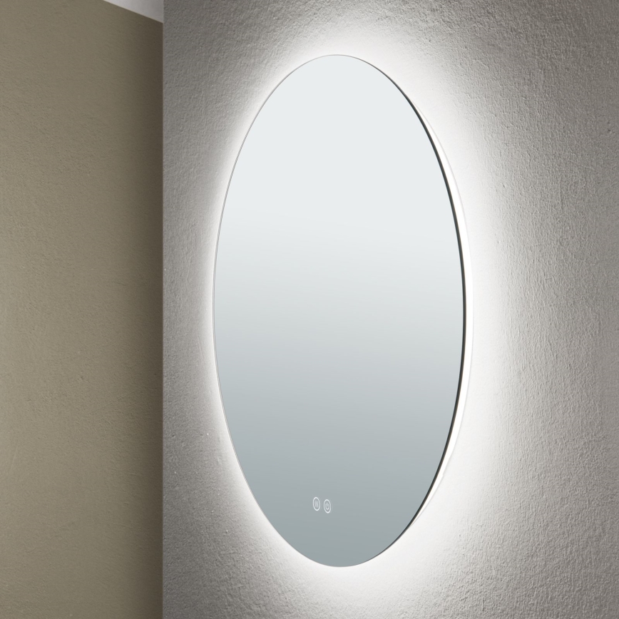 LED Łazienkowe naścienne lustro z podświeceniem FOCUS LED/25W/230V 3000/4200/6000K śr. 60 cm IP44