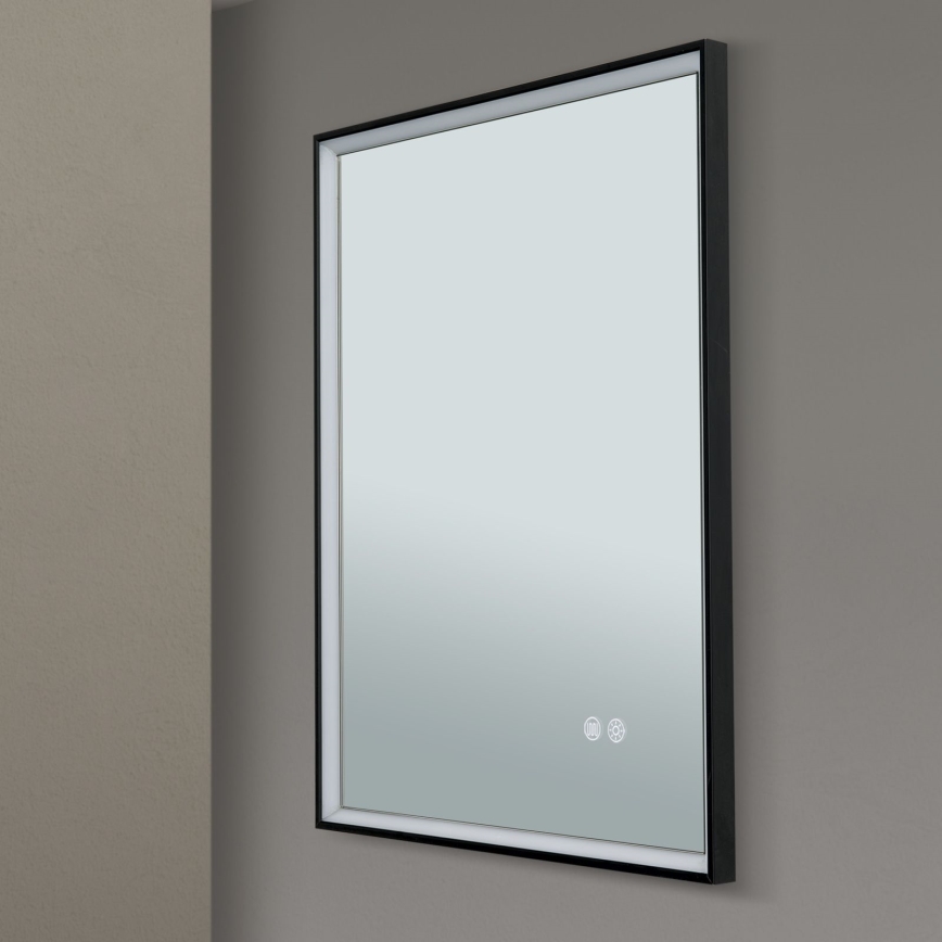 LED Łazienkowe naścienne lustro z podświetleniem FRAME LED/48W/230V 3000/4000/6000K 60x45 cm IP44
