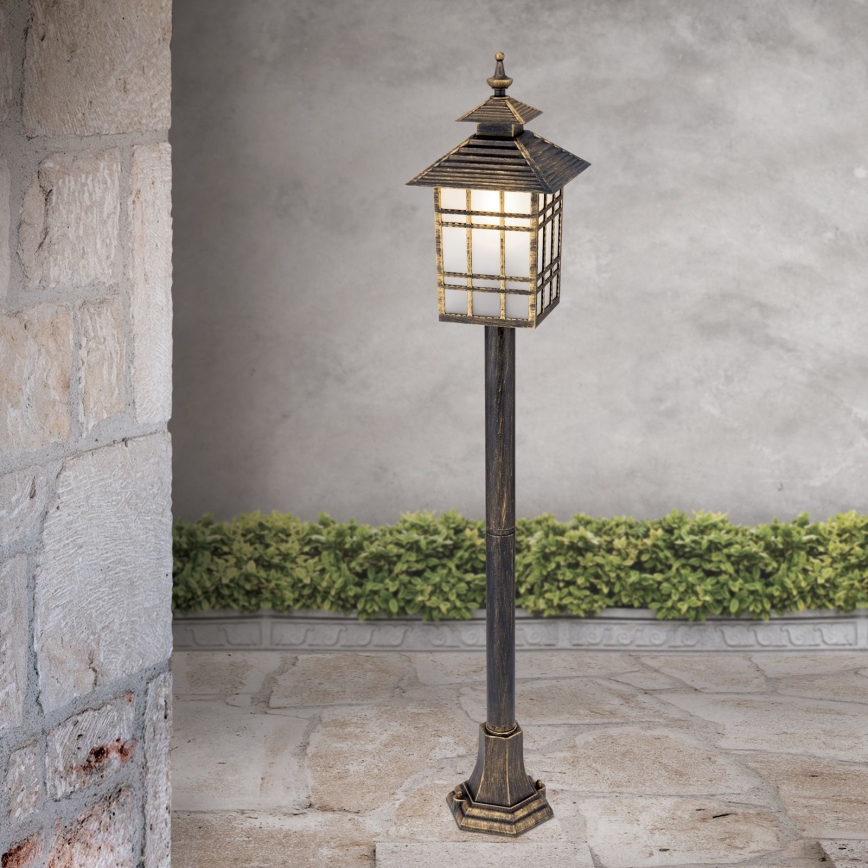 Lampa zewnętrzna KIKO 1xE27/11W/230V IP44 brąz/patyna