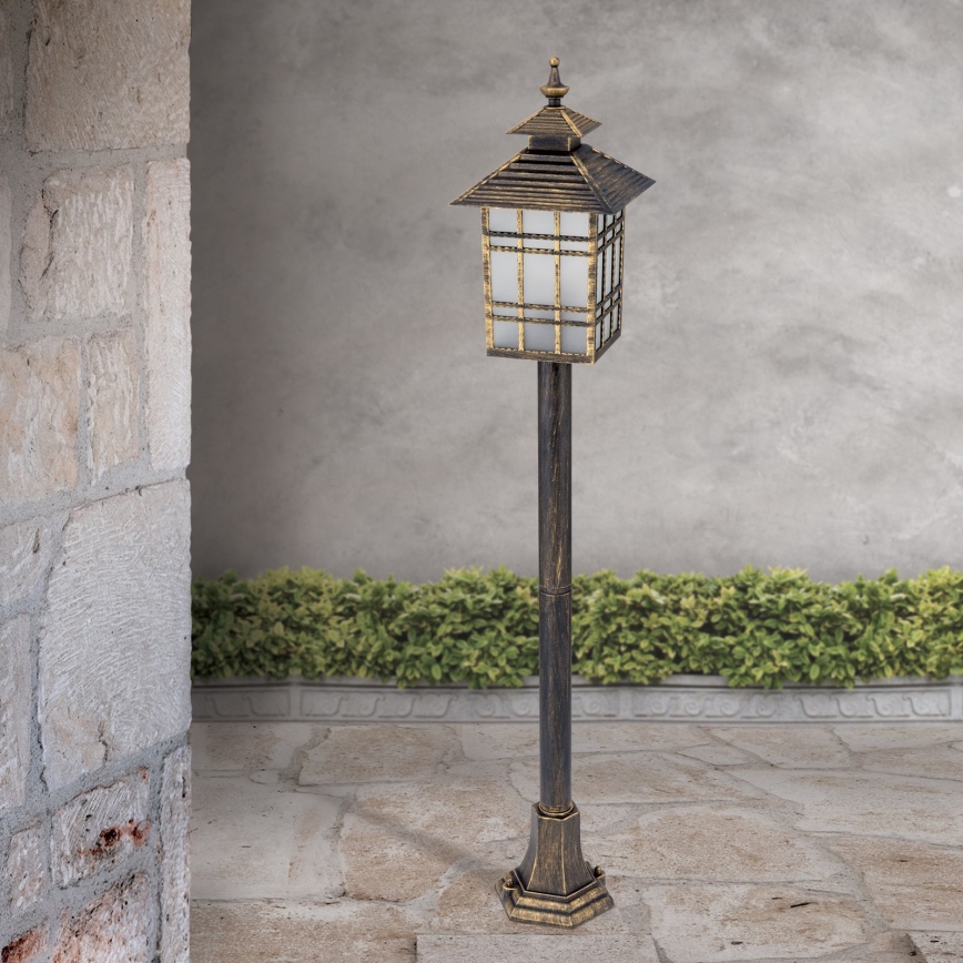 Lampa zewnętrzna KIKO 1xE27/11W/230V IP44 brąz/patyna