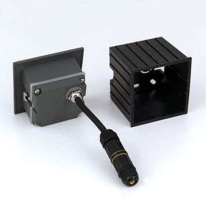 LED Oprawa wpuszczana LORO LED/2W/230V IP65 antracyt