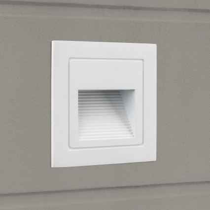 LED Oprawa wpuszczana LORO LED/2W/230V IP65 biały