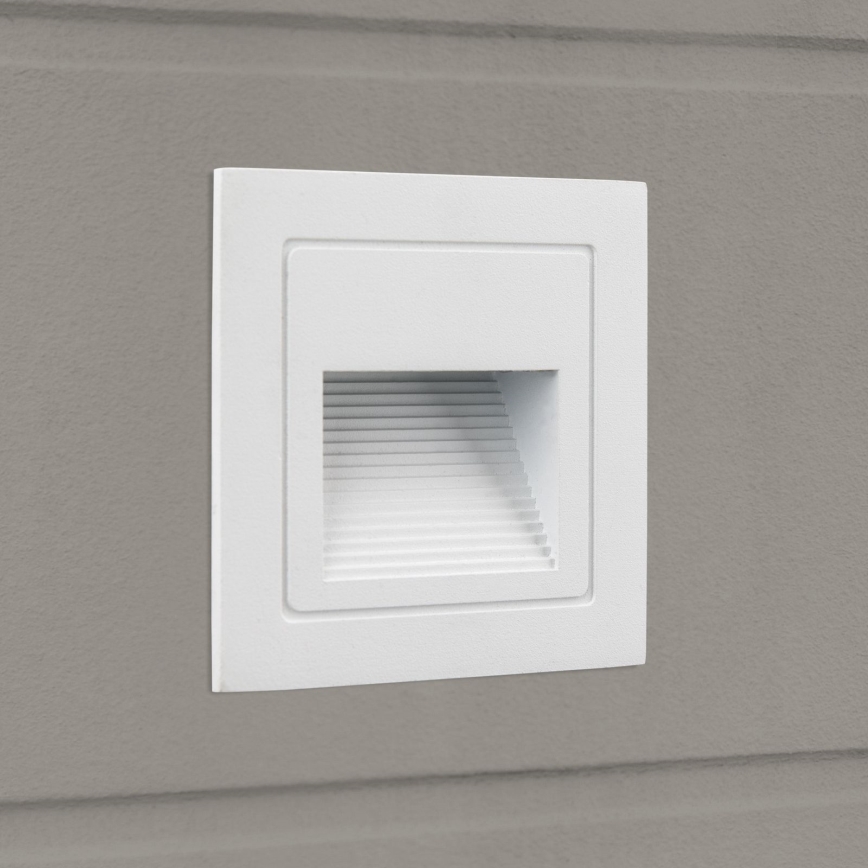 LED Oprawa wpuszczana LORO LED/2W/230V IP65 biały