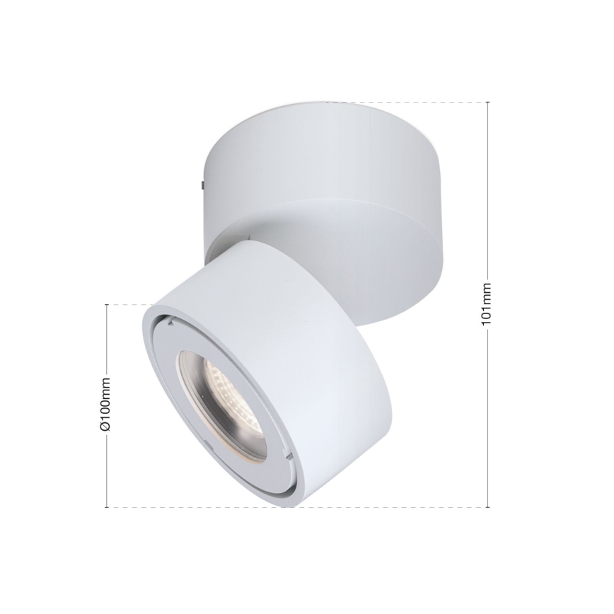 LED Regulowane punktowe oświetlenie łazienkowe HARVEY LED/15W/230V IP65 białe