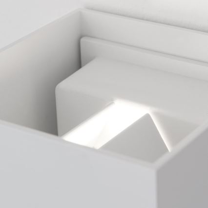 LED Kinkiet zewnętrzny z czujnikiem ruchu i zmierzchu CUBE-S LED/13W/230V IP54 biały