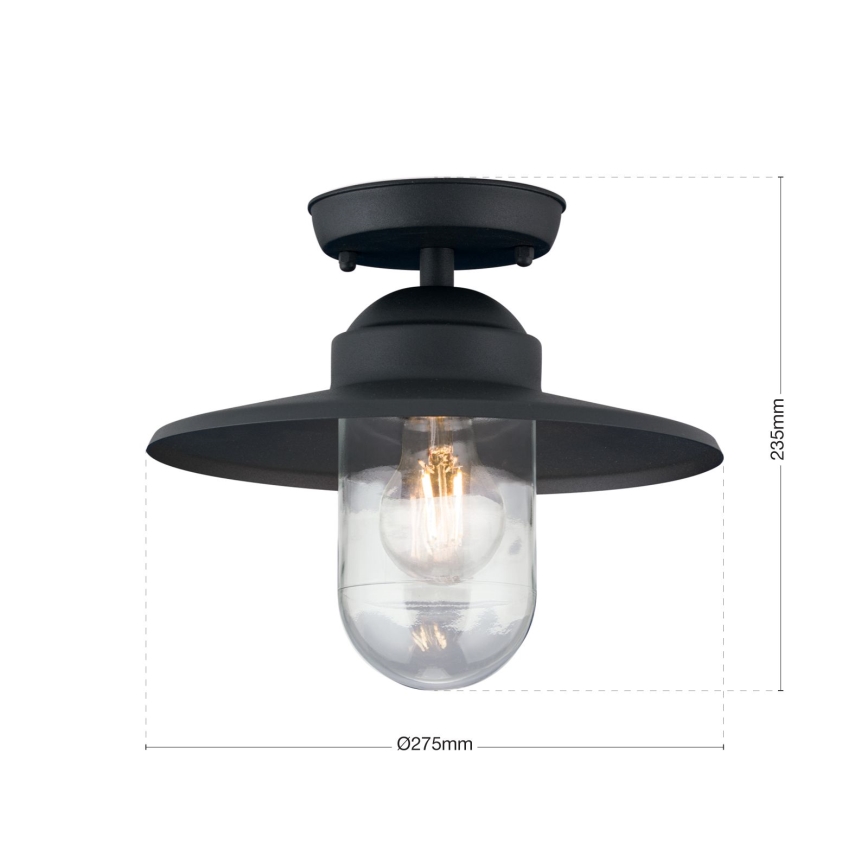 Zewnętrzny żyrandol EDWARD 1xE27/60W/230V IP44 czarny