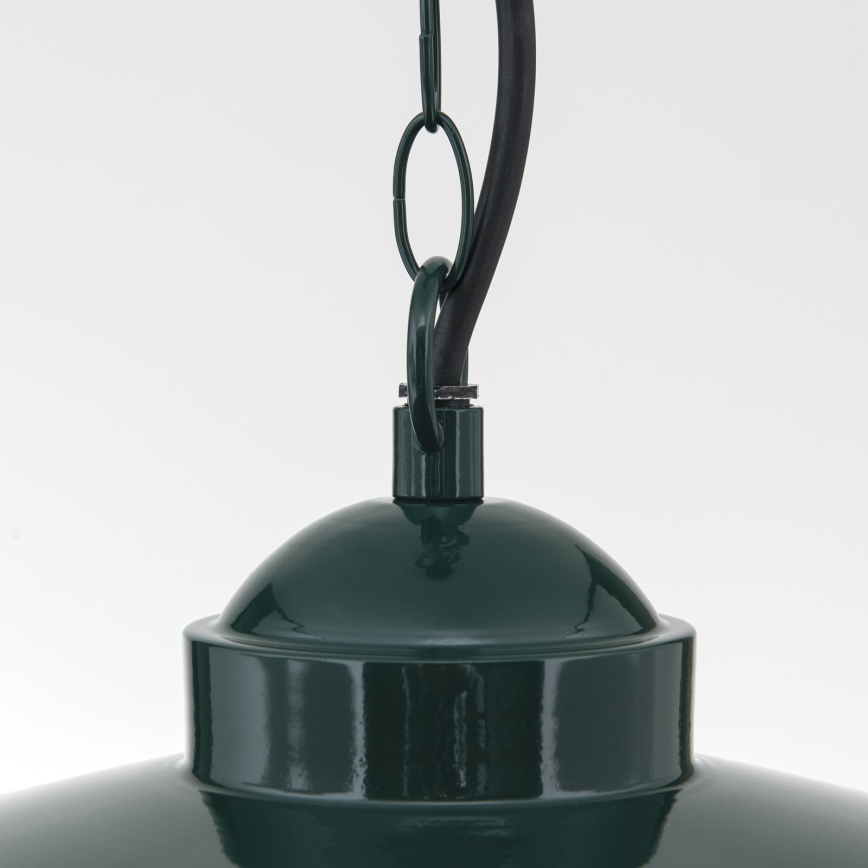 Zewnętrzna lampa wisząca EDWARD 1xE27/60W/230V IP44 zielona