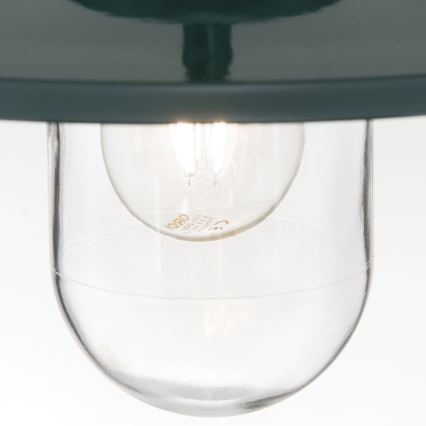 Zewnętrzna lampa wisząca EDWARD 1xE27/60W/230V IP44 zielona