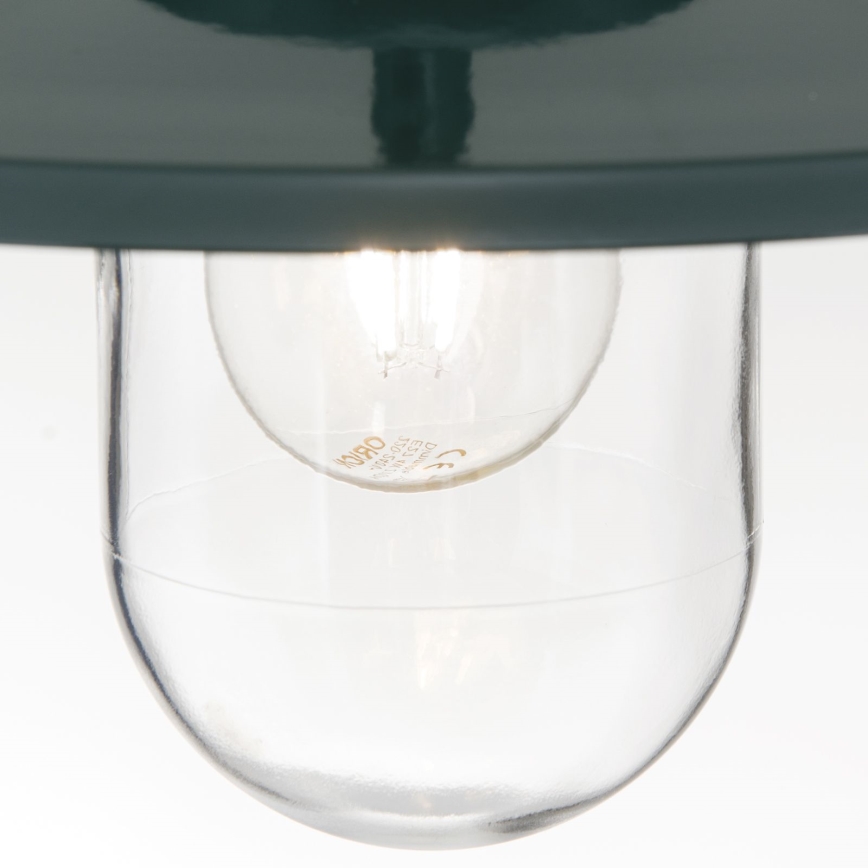 Zewnętrzna lampa wisząca EDWARD 1xE27/60W/230V IP44 zielona