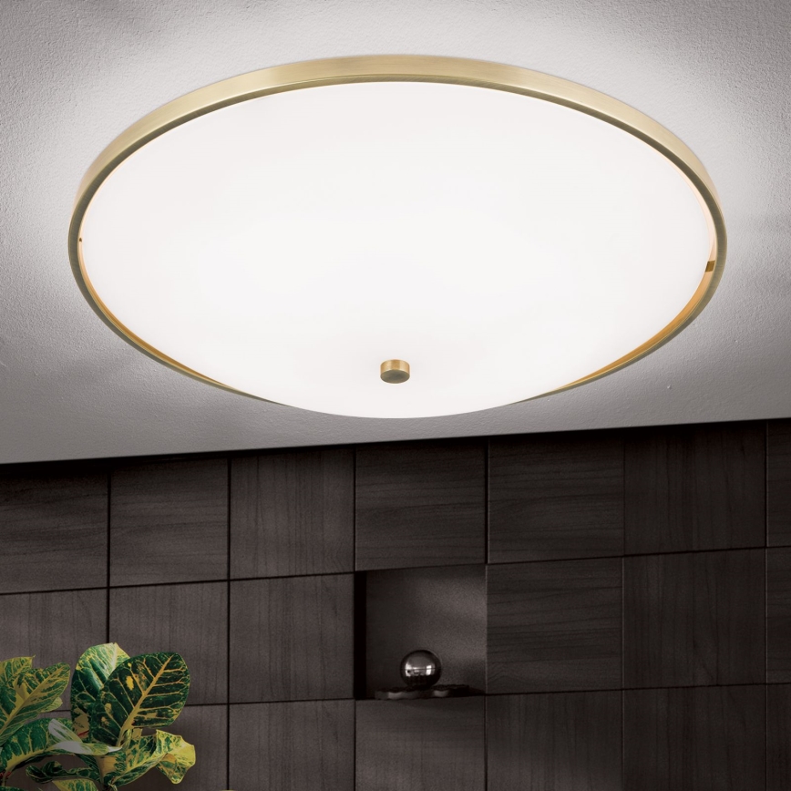 Plafon AIDA 5xE27/60W/230V śr. 56,5 cm mosiądz