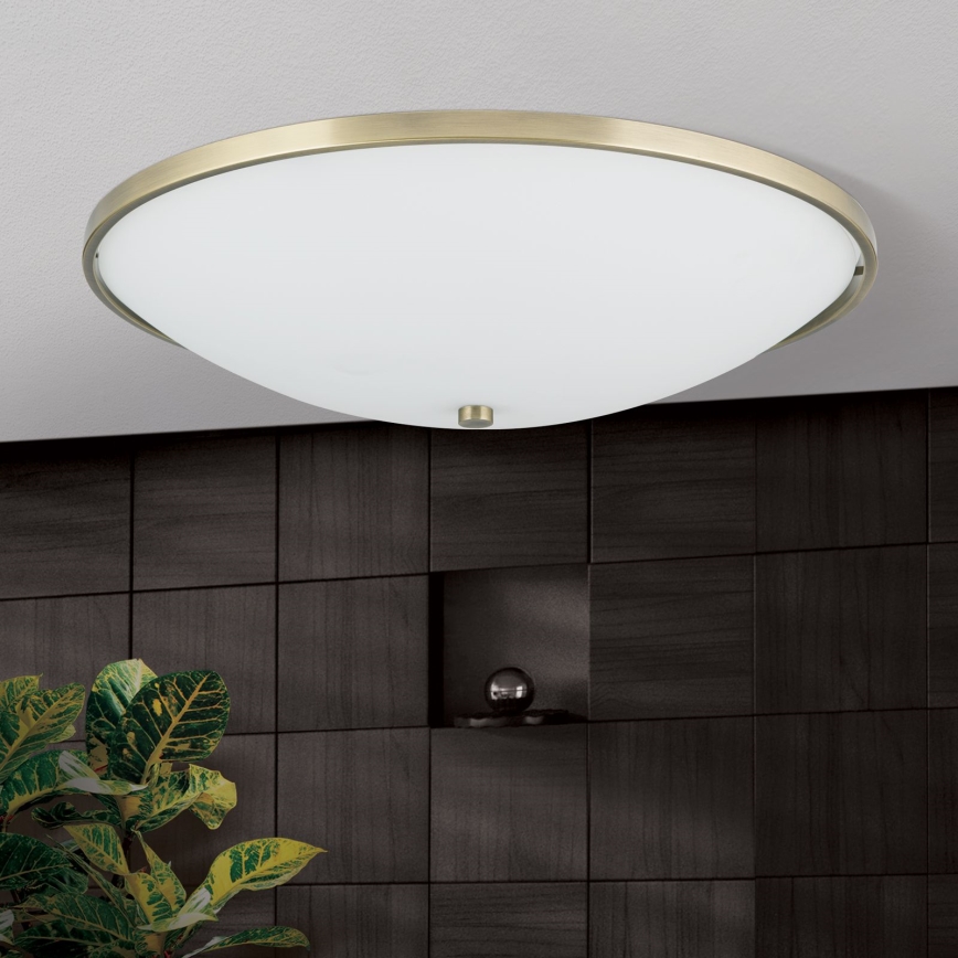 Plafon AIDA 5xE27/60W/230V śr. 56,5 cm mosiądz
