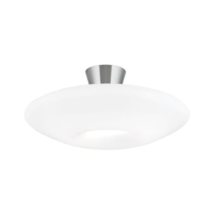 Plafon BLANC 2xE27/60W/230V śr. 49 cm matowy chrom