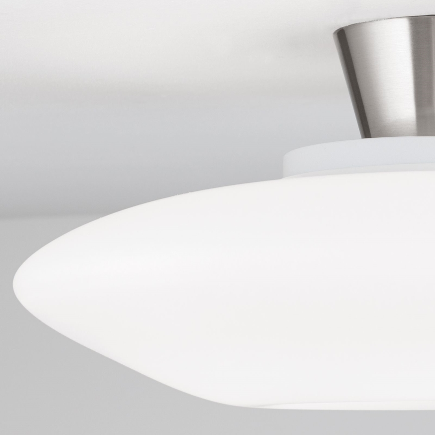 Plafon BLANC 2xE27/60W/230V śr. 49 cm matowy chrom