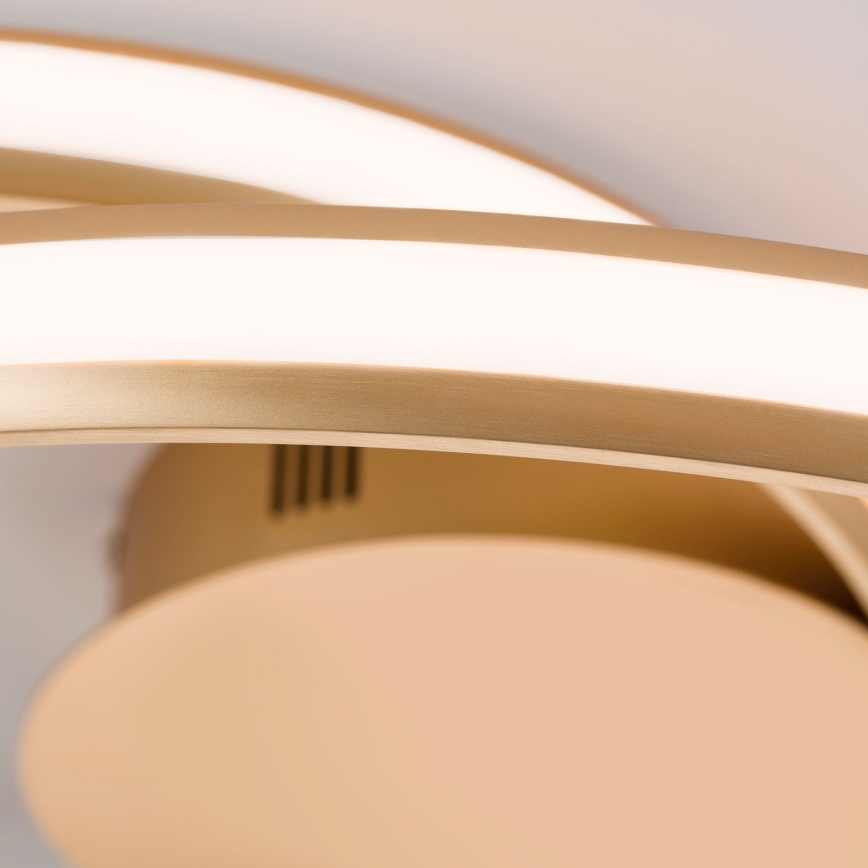 LED Regulowane oświetlenie sufitowe CIRCUS LED/30W/230V złote