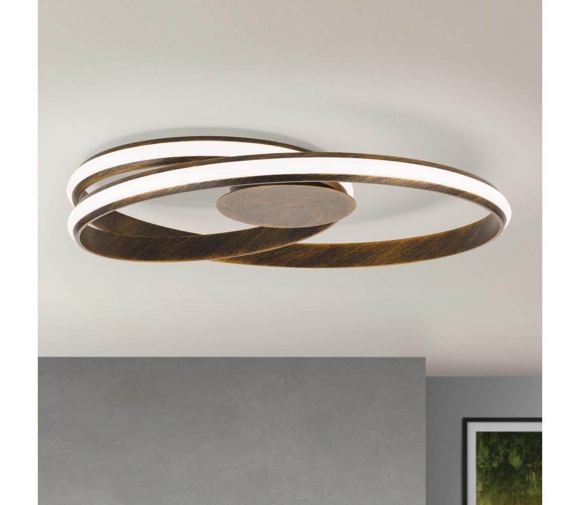 Orion DL 7-638-LED Plafon ściemnialny CIRCUS LED/30W/230V brązowy/patyna