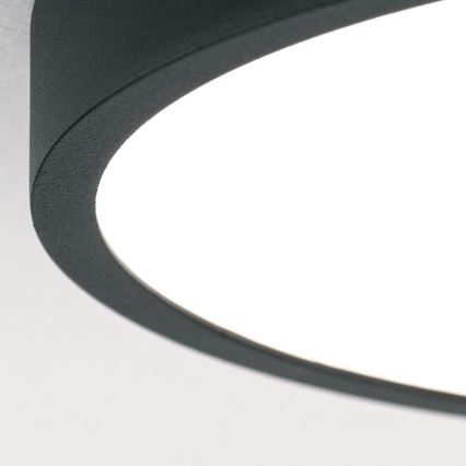 LED Plafon BULLY LED/12W/230V śr. 14 cm czarny