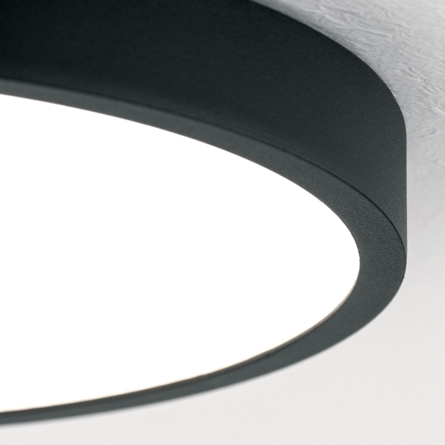 LED Plafon BULLY LED/24W/230V śr. 24 cm czarny