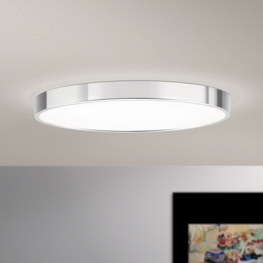 LED Plafon BULLY LED/28W/230V śr. 28 cm chrom błyszczący