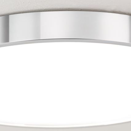 LED Plafon BULLY LED/28W/230V śr. 28 cm chrom błyszczący