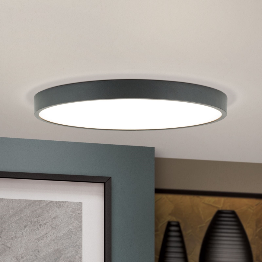 LED Plafon BULLY LED/28W/230V śr. 28 cm czarny