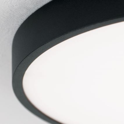 LED Plafon BULLY LED/28W/230V śr. 28 cm czarny