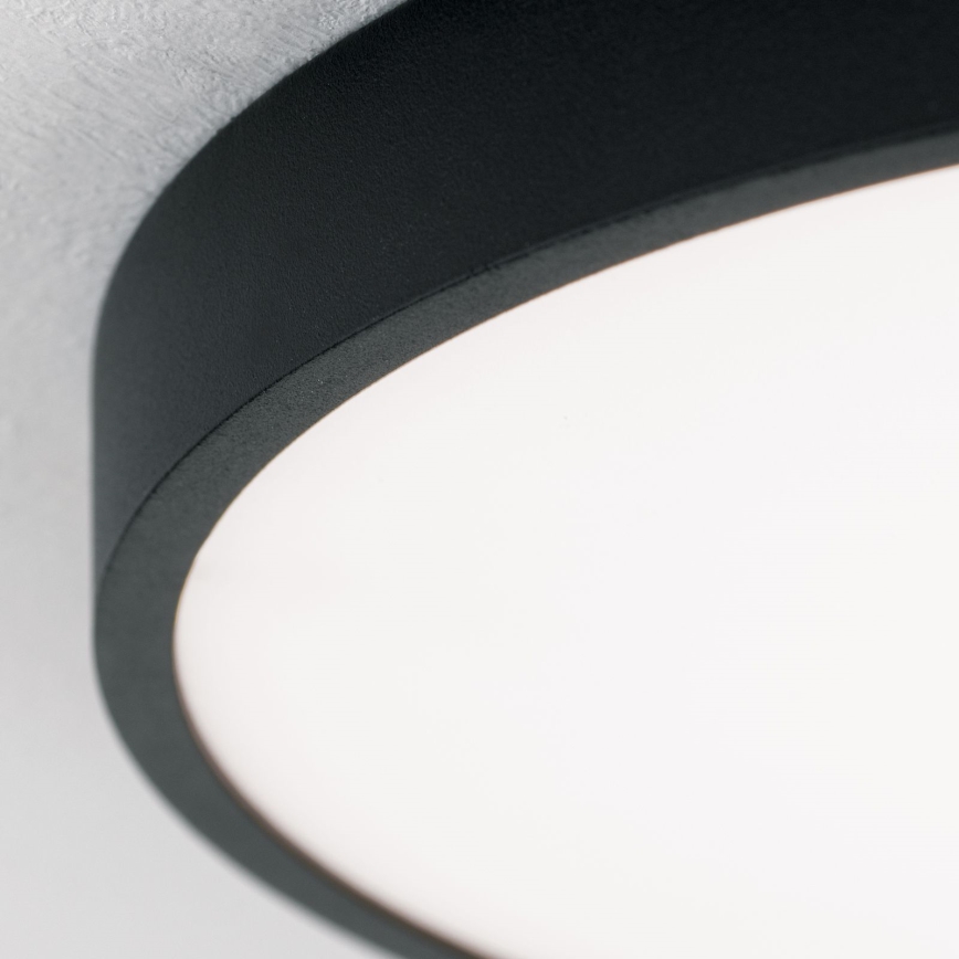 LED Plafon BULLY LED/28W/230V śr. 28 cm czarny
