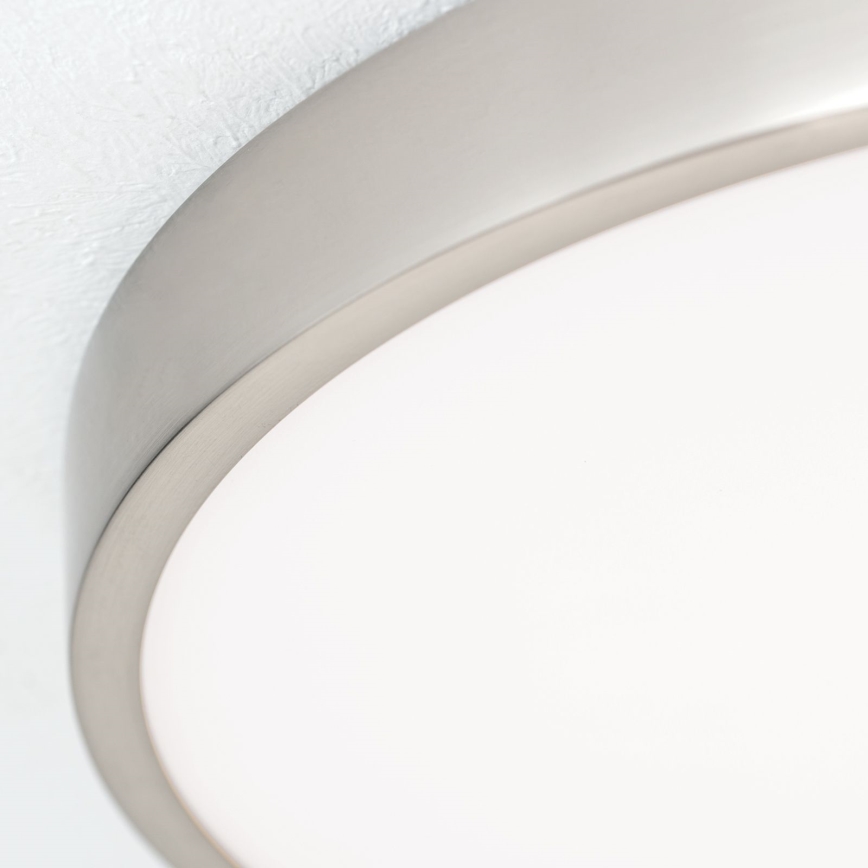 LED Plafon BULLY LED/28W/230V śr. 28 cm matowy chrom