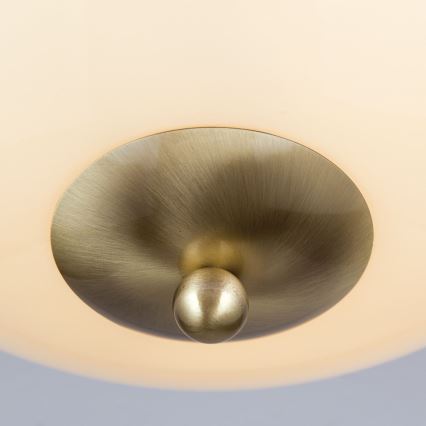 Plafon AUSTRIAN OLD LAMP 3xE27/60W/230V śr. 50 cm brąz/beżowy
