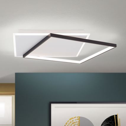 LED Regulowane oświetlenie sufitowe EMANUEL LED/50W/230V biały/czarny