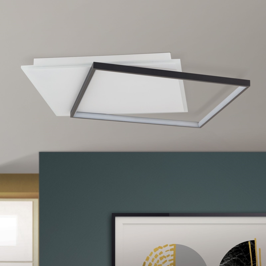 LED Regulowane oświetlenie sufitowe EMANUEL LED/50W/230V biały/czarny