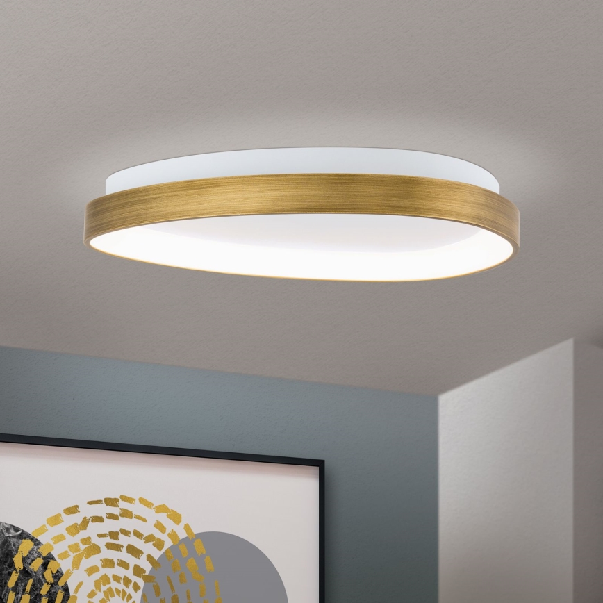 LED Plafon CHARLIE LED/35W/230V śr. 45 cm złoty