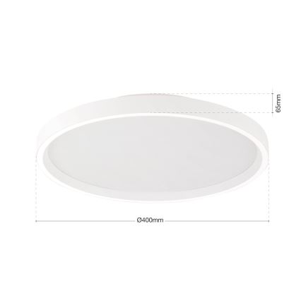 LED Plafon ściemnialny MASCA LED/36W/230V 2700/3350/4000K śr. 40 cm biały