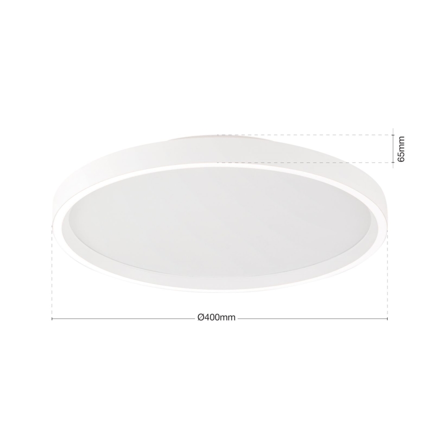 LED Plafon ściemnialny MASCA LED/36W/230V 2700/3350/4000K śr. 40 cm biały
