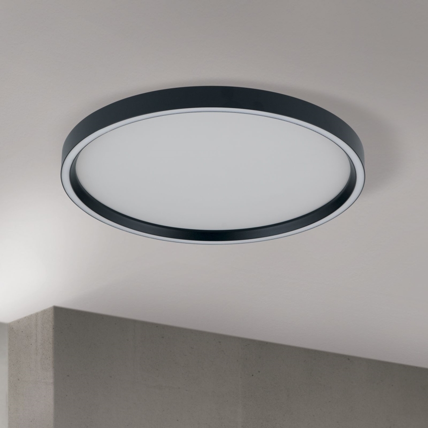 LED Plafon ściemnialny MASCA LED/36W/230V 2700/3350/4000K śr. 40 cm czarny