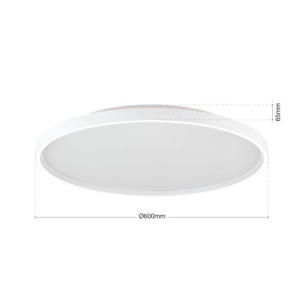 LED Plafon ściemnialny MASCA LED/47W/230V 2700/3350/4000K śr. 60 cm biały