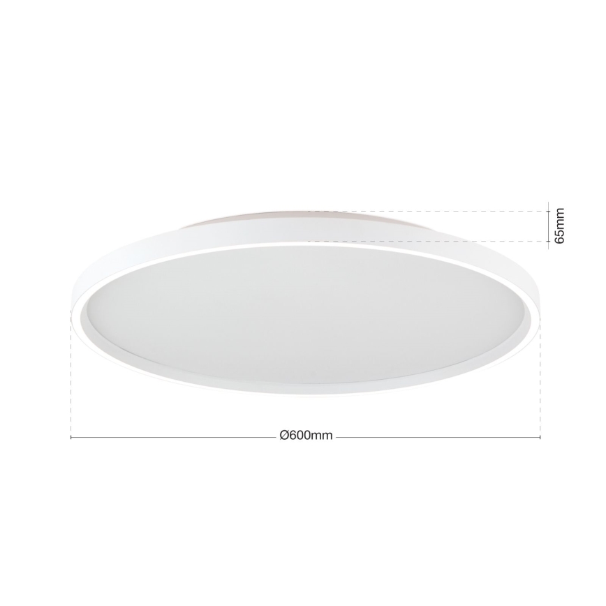 LED Plafon ściemnialny MASCA LED/47W/230V 2700/3350/4000K śr. 60 cm biały