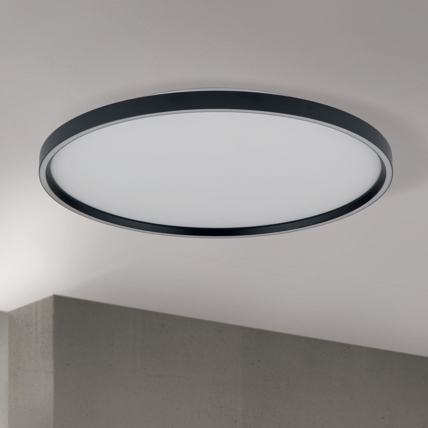 LED Plafon ściemnialny MASCA LED/47W/230V 2700/3350/4000K śr. 60 cm czarny