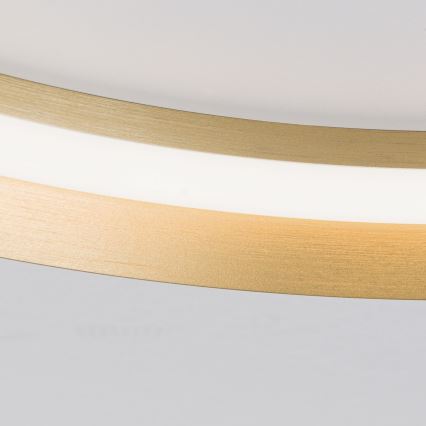 LED Plafon ściemnialny MANTA LED/38W/230V 2700/3000/4000K śr. 45 cm złoty