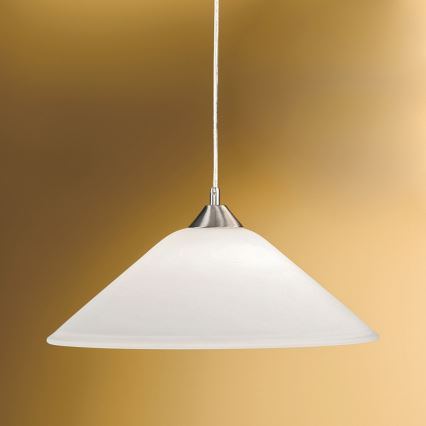Żyrandol na lince GRADO 1xE27/60W/230V śr. 40 cm matowy chrom